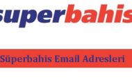 Süperbahis Email Adresleri